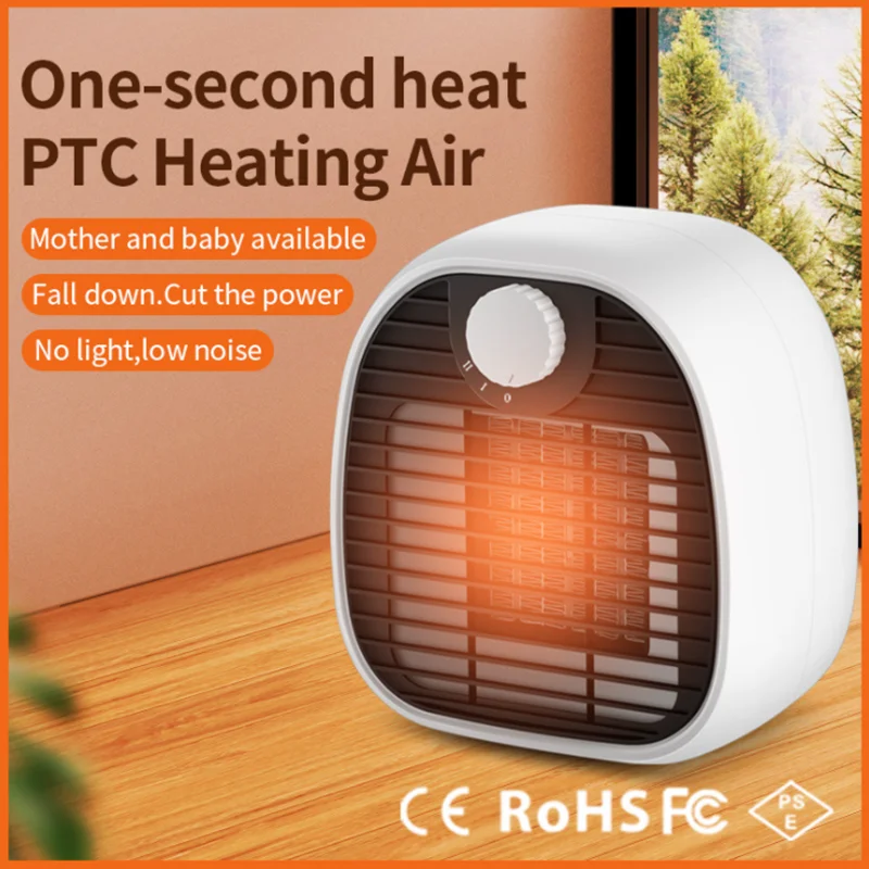 

1000W Handy Fan Heater Portable Mini Foot Warmer Winter Desktop Heating Stove Radiator Electric Heater For Home