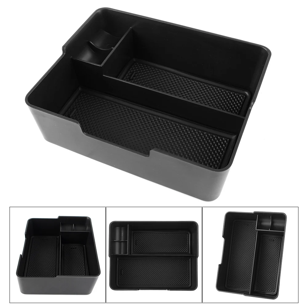 

For Tesla Model 3 Car Center Console Tray Organizer w/ Coin and Sunglasses Holder