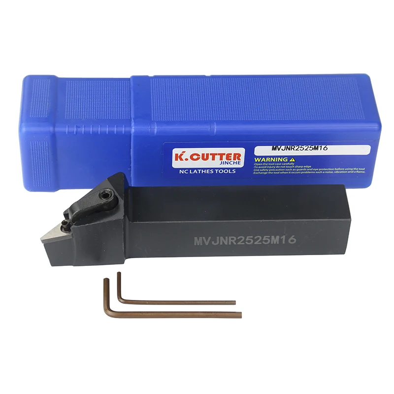 

1pc MVJNR2020K16 MVJNR1616K16 MVJNR2525M16 External Turning Tool Holder VNMG Carbide Inserts MVJNR Lathe Cutting Tools Set