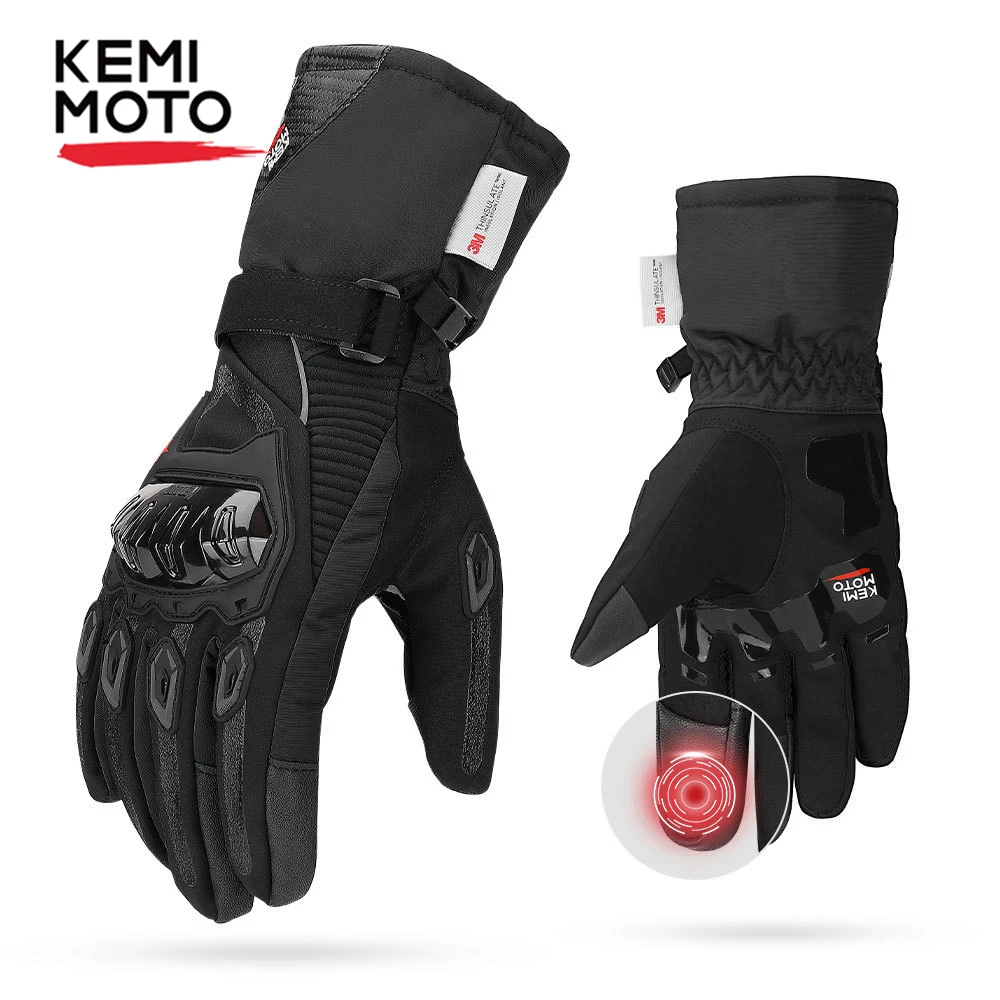 Новинка 2020 зимние Мотоциклетные Перчатки KEMiMOTO водонепроницаемые ветрозащитные