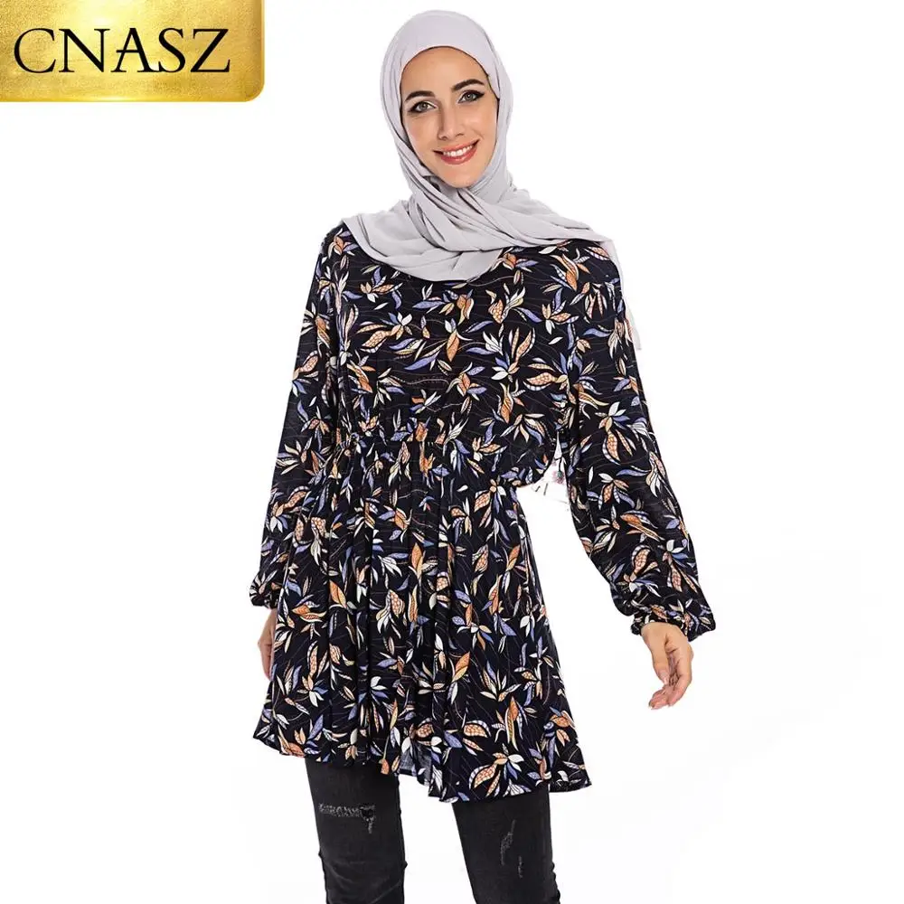 Ropa Arabe Mujer одежда в турецком стиле тонкие повседневные женские топы Tunique Femme Musulmane