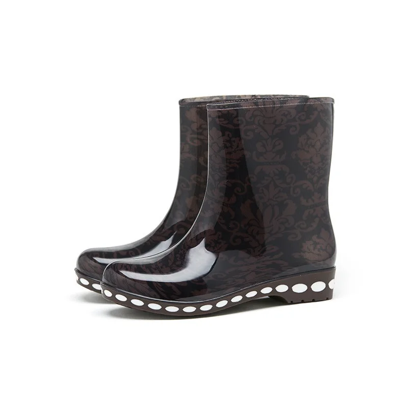 Ботинки женские резиновые Нескользящие цвет в ассортименте 1 шт |