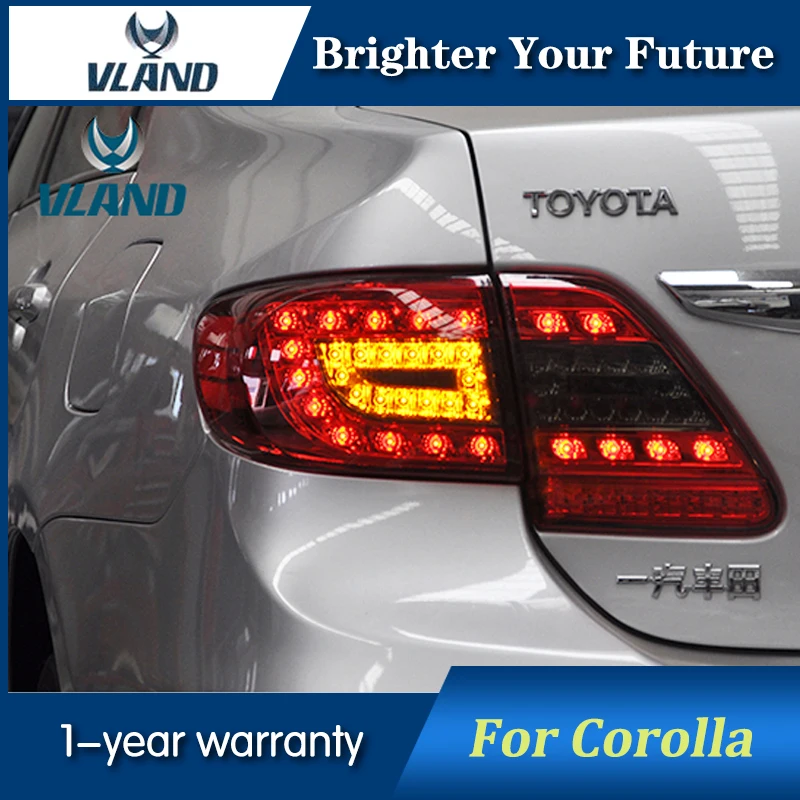 Car Rear Light for Toyota Corolla LED Tail Lights 2011 2012 2013 Lamp Plug and Play | Автомобили и мотоциклы
