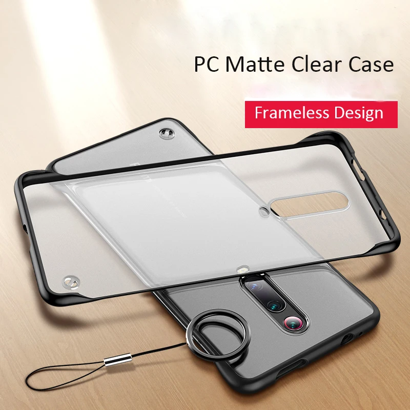 Жесткий прозрачный чехол для Xiao mi A2 A3 9 Cc9e Red 7 7a Note K20 Pro Thin Прозрачный Xiaomi 9t Cc9