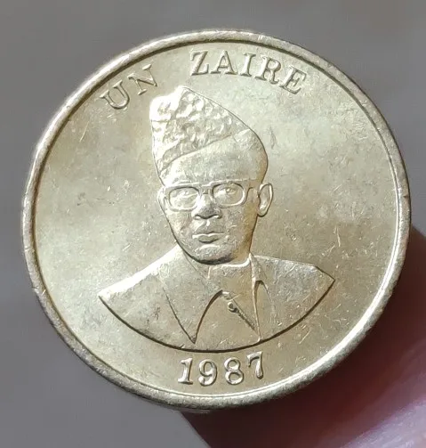 21 мм Заир 1987 100% настоящая памятная монета оригинальная коллекция|Значки| |