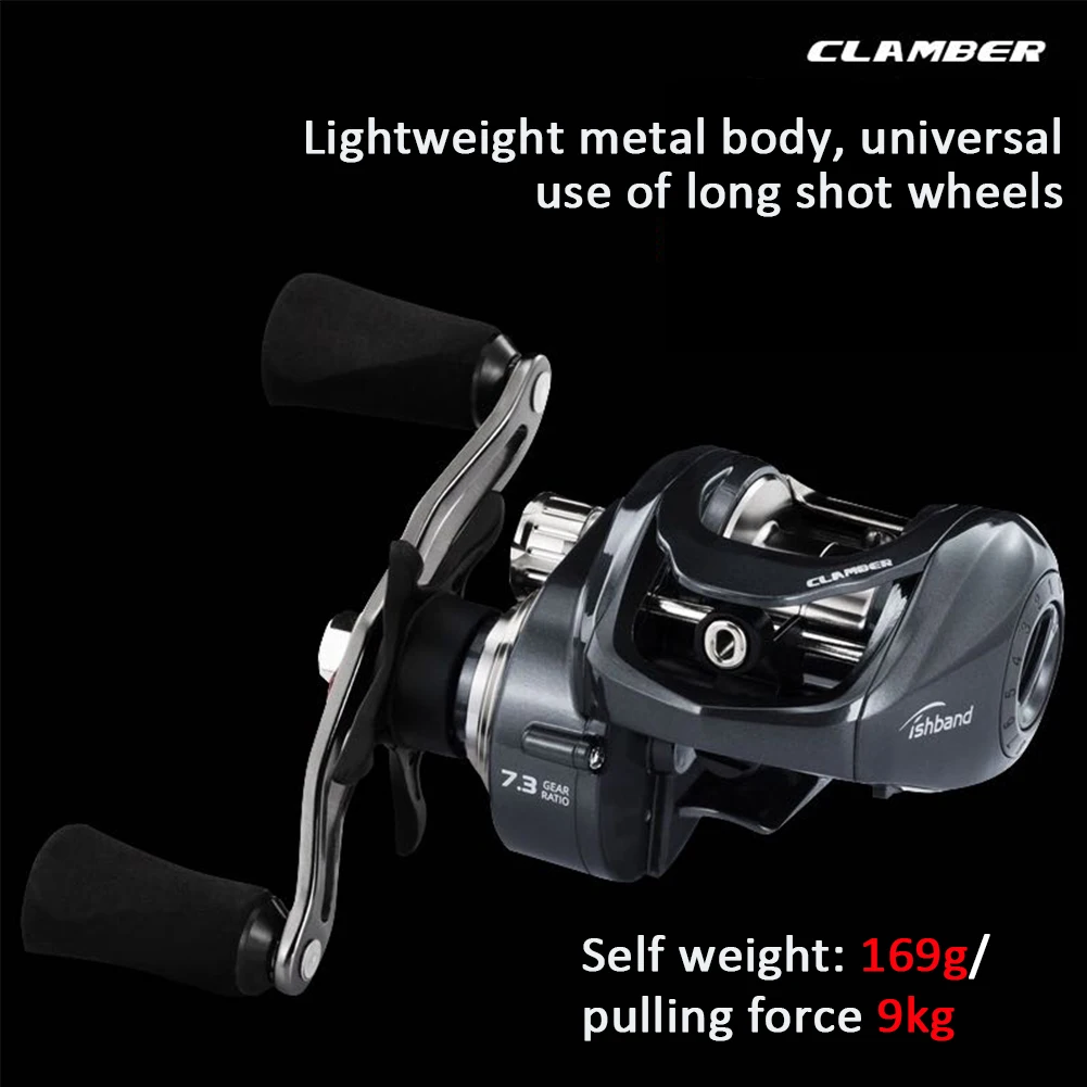 Рыболовная катушка CR150 7 3: 1 Карп литая приманка дальний ультра светильник