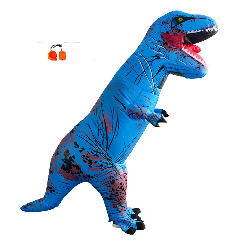 Карнавальный надувной костюм динозавра Purim для взрослых костюмы T REX Dino косплея и