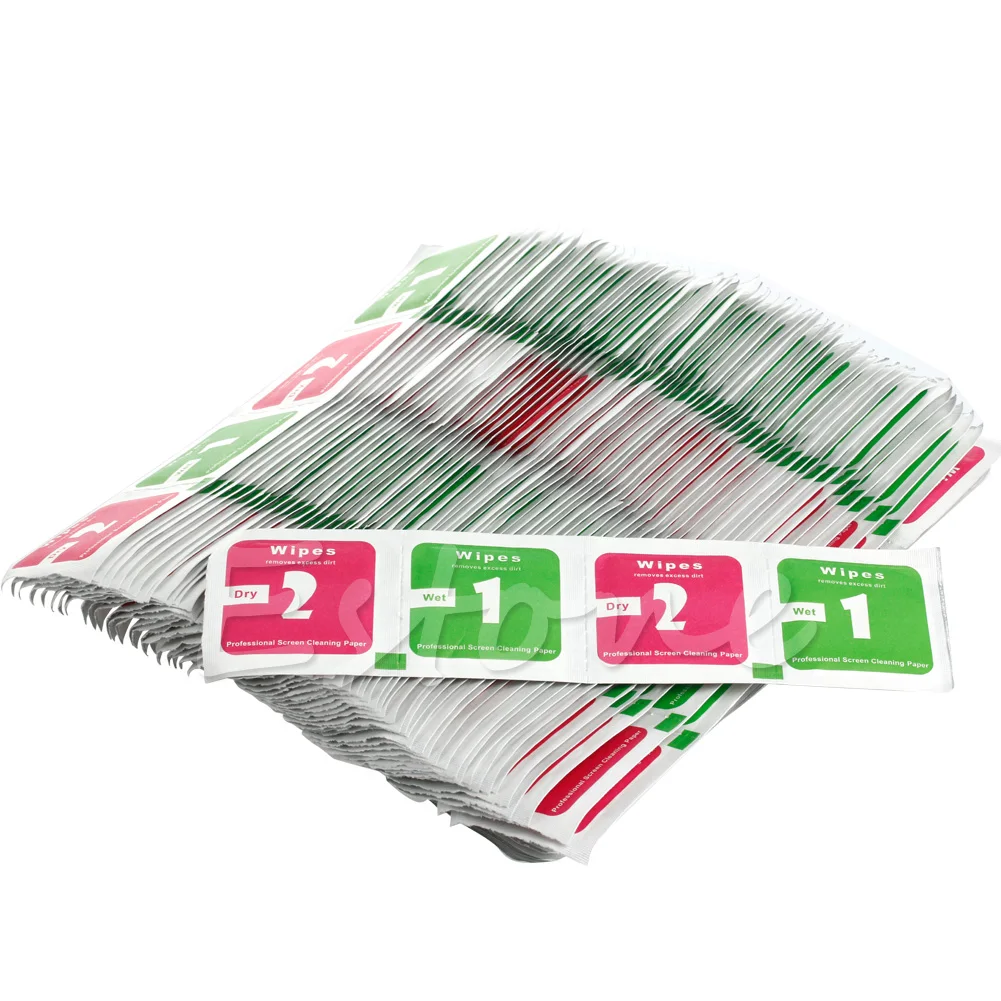 

400xCamera Lens Phone LCD Screen Dust Removal Dry Wet Cleaning Cloth Paper Wipes 54DB