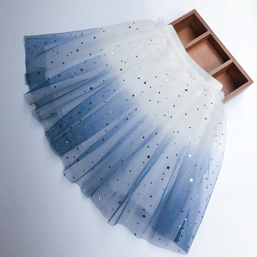 

2020 для девочек Новые короткие юбки детские градиент юбка в сеточку для девочек, модный все-матч Одежда для маленьких девочек юбки пачки для ...