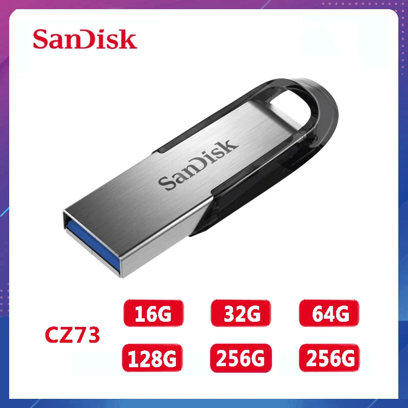 

SanDisk CZ73 USB 3.0 Pen Drive Disk 16GB 32GB 64GB 128GB 256G Flash Drive Tiny Pendrive Memory Stick Storage Device Flash drive