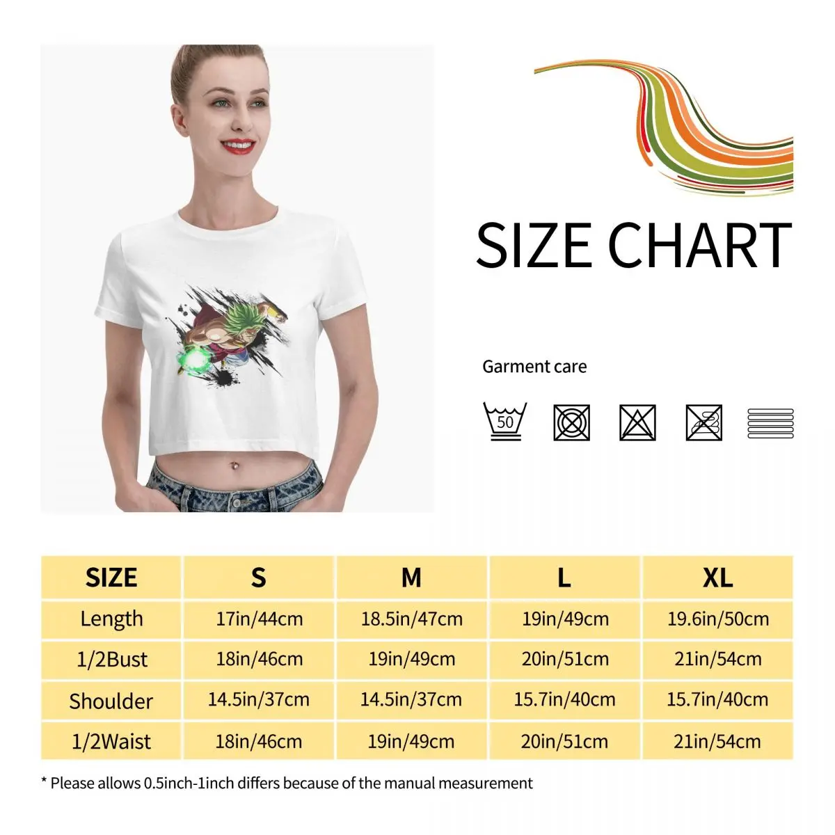 

Anime Fans Majin Broly EE woman's T-shirt Micro play Short sleeveRound neck T-shirt