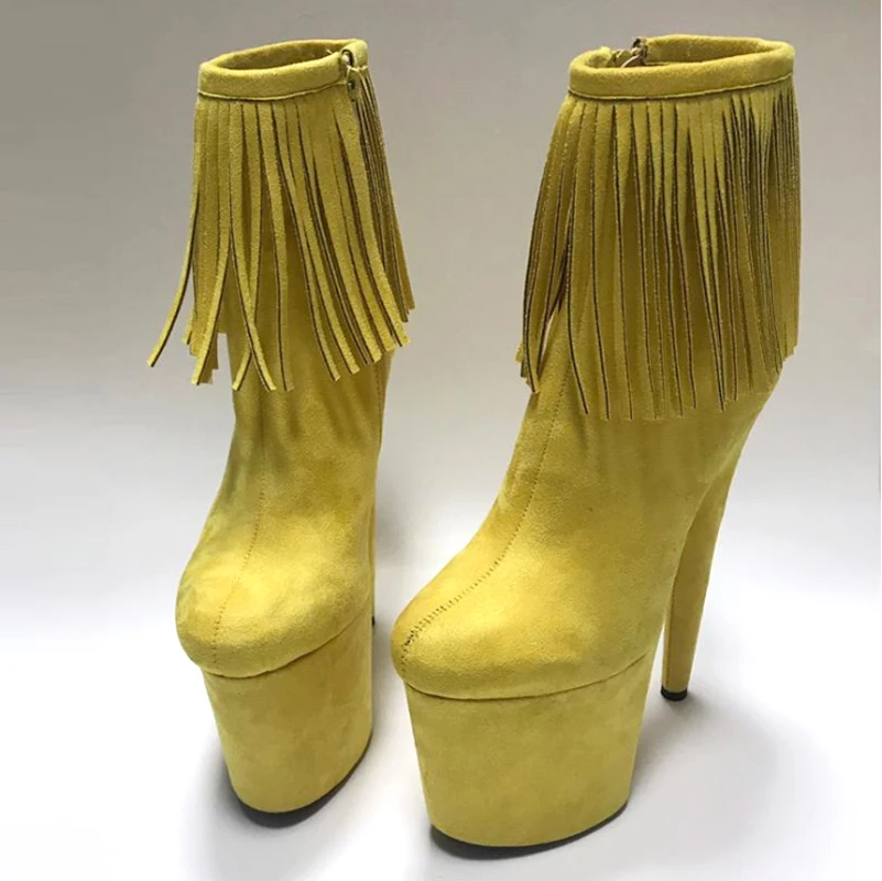 Новинка танцевальные ботинки Leecabe на высоком каблуке 20 см платформе с открытым