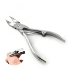 Высококачественные кусачки для ногтей из нержавеющей стали с толстым твердым носком-плоскогубцы, сверхмощные Инструменты для педикюра, ножницы для кутикулы в форме тыквы