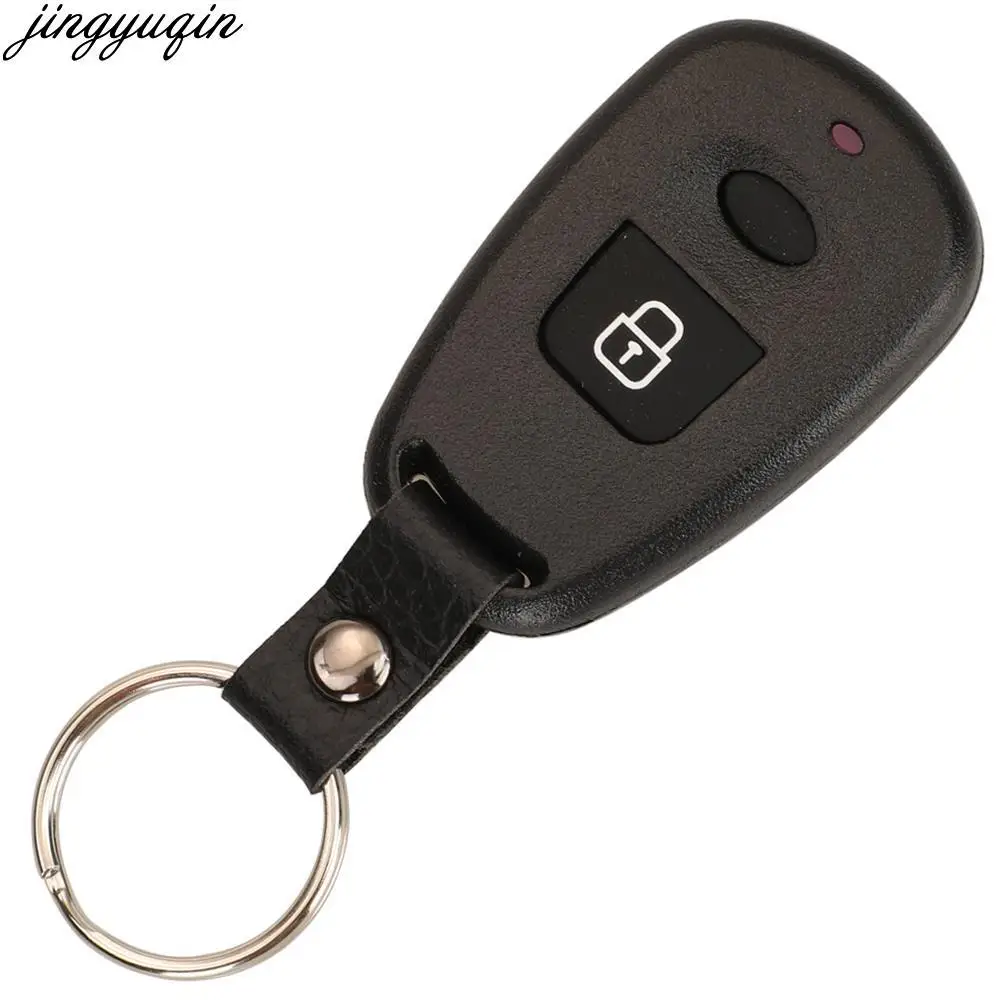 

Jingyuqin 10pcs чехол для дистанционного ключа от машины Shell для Hyundai ELANTRA 2001 2003 Kia Carens 2 кнопки БЕСКЛЮЧЕВОЙ вход Fob w/держатель батареи