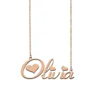 Именная табличка с именем Оливия для женщин, для лучших друзей, на день рождения, свадьбу, Рождество, подарок, дни матери