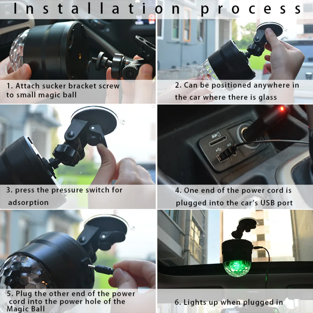 FUMALON автомобильное музыкальное Голосовое управление RGB украшение атмосфера DJ