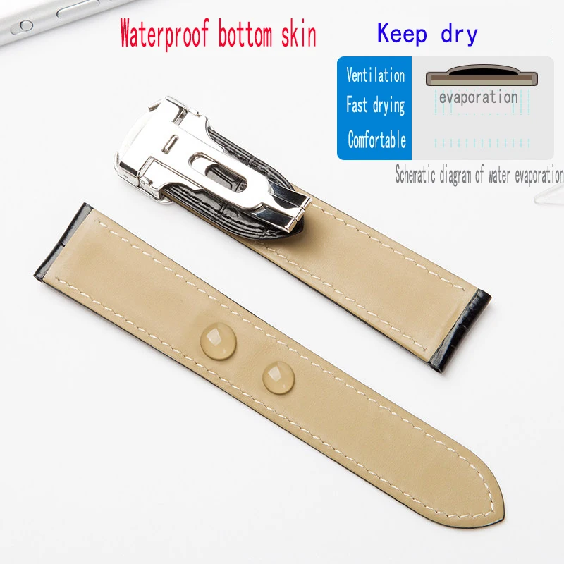 Ремешок Cartire мужской из натуральной кожи аксессуары для цистерны бабочки