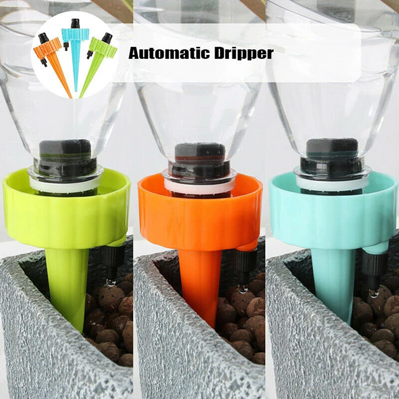 

12pcs Garden Plant Automatic Self Watering Spikes Stakes Valve Waterer Device For Home Garden Flower Plants Watering Spikes