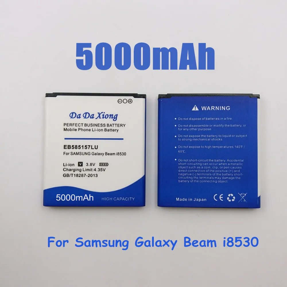 5000 мА/ч EB585157LU литий ионная батарея мобильного телефона для Samsung i8552 i8558 i8550 i869 i8530 GT