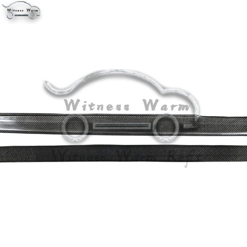 F30 Боковой бампер для губ разделители из углеродного волокна Боковая юбка фартук