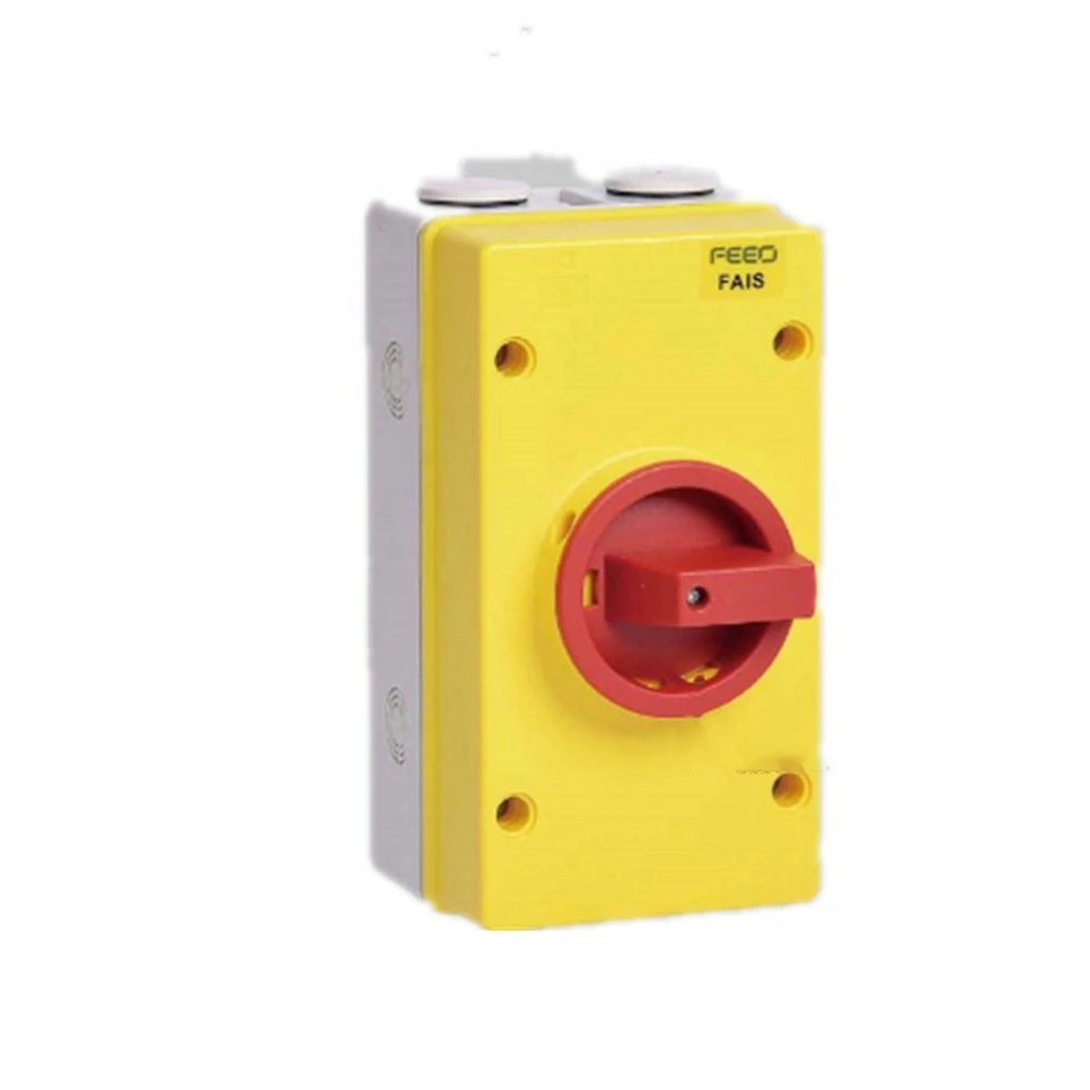

AC isolator switch 3P 63A FAIS Series AC Waterproof Isolator Switch