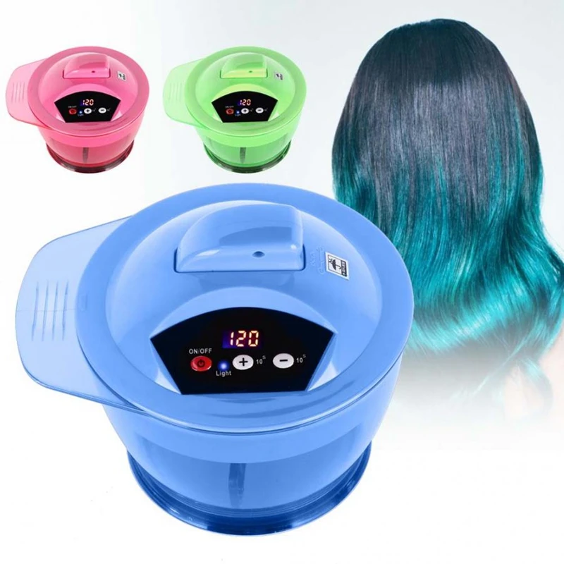 

Electric Hair Coloring Bowl Dyestuff Automatic Mixer Professional Hair Dye Styling Salon Mixing Tools Blue