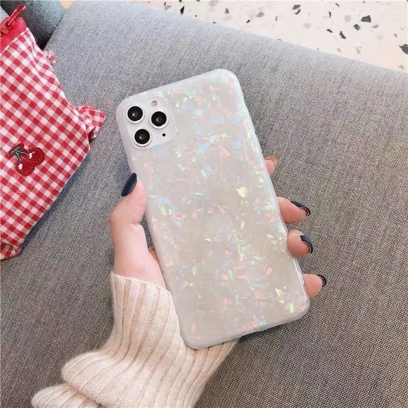 

Dream-funda de telfono para iPhone 11 Pro Max X, 7, 8, 6, 6s Plus, XR, XS Max, funda trasera de silicona TPU suave brillante