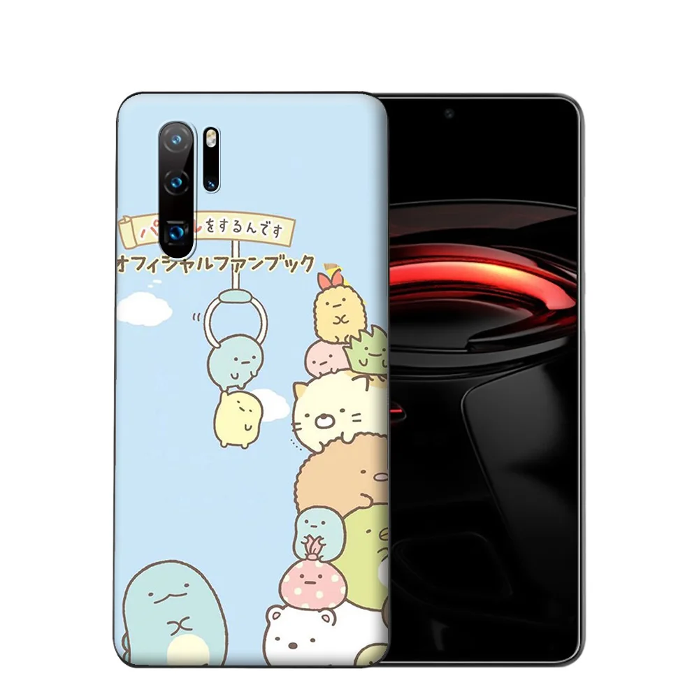 Твердый чехол T177 Sumikko Gurashi Art Для Huawei P9 P10 P20 P30 P40 Y6 Y7 Y9 Lite Pro Max Prime Mini 2019 | Мобильные