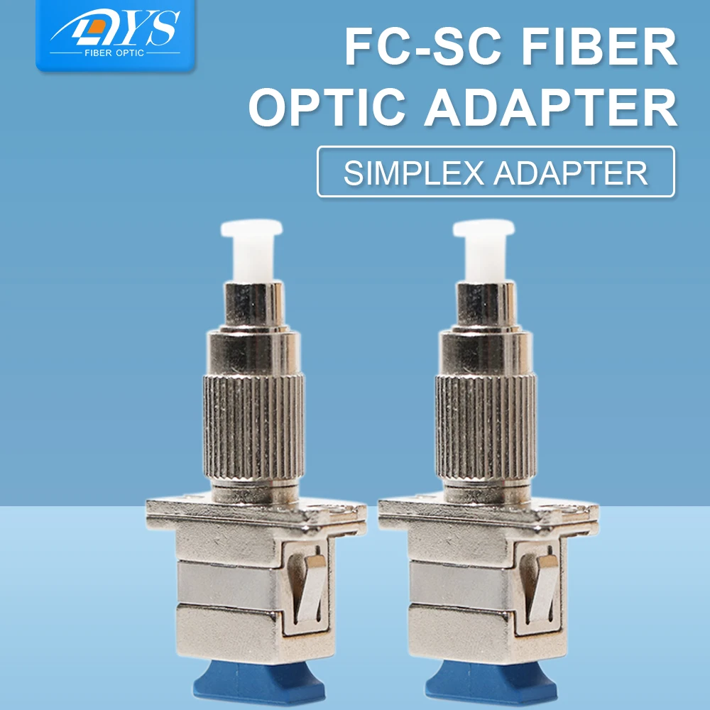 1FC Female -SC Male Hybrid Optical Fiber Adapter UPC Simplex Single-mode Mating Couplers  - buy with discount