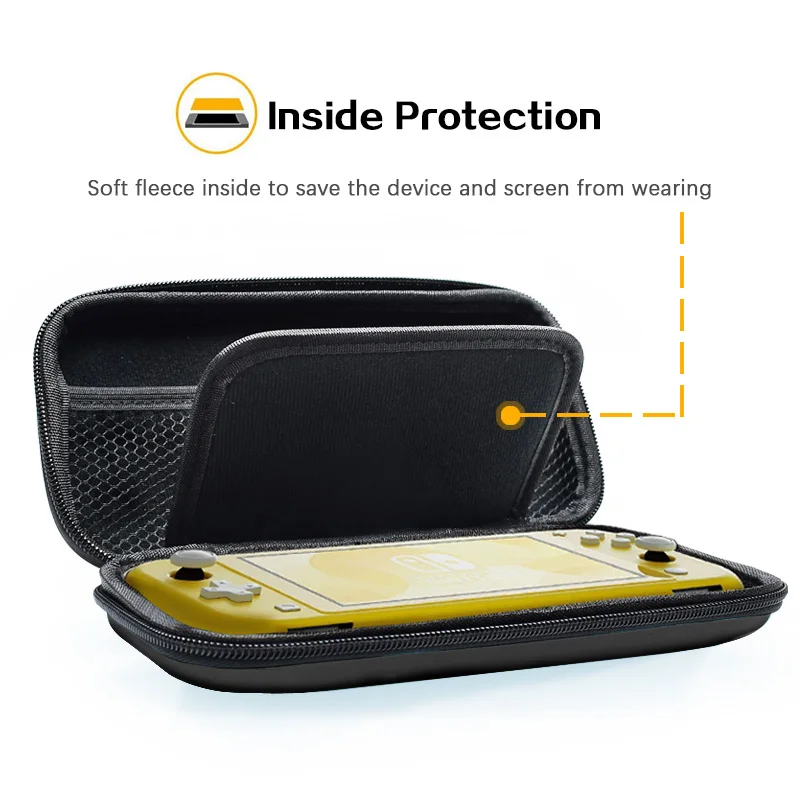 Чехол для переноски чехол из ТПУ и Защита экрана Nintendo Switch Lite комплект аксессуаров