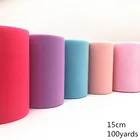 Рулон тюля 100 ярдов 15 см, свадебное украшение из органзы, юбка-пачка для детского душа, тюлевые рулоны, вечерние украшения для помолвки и мероприятий