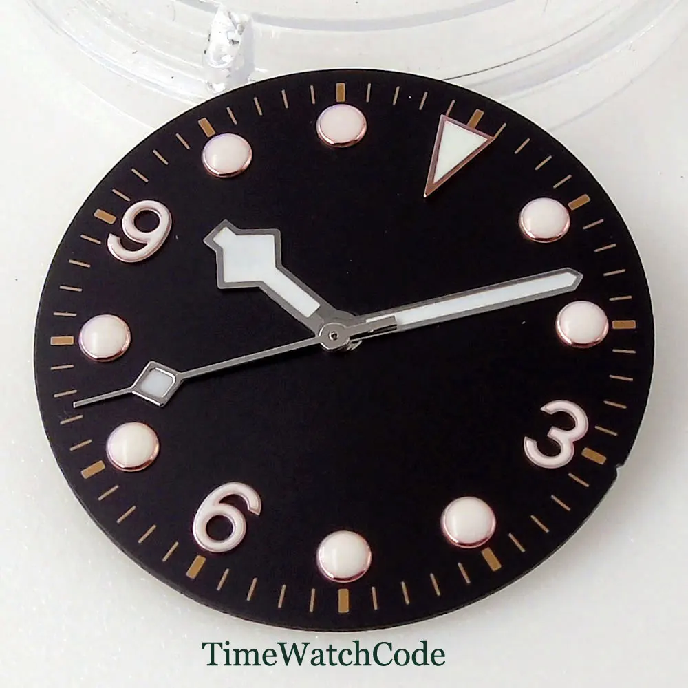 29 2 мм черный циферблат часы в виде снежинки руки запасные Запчасти подходит для