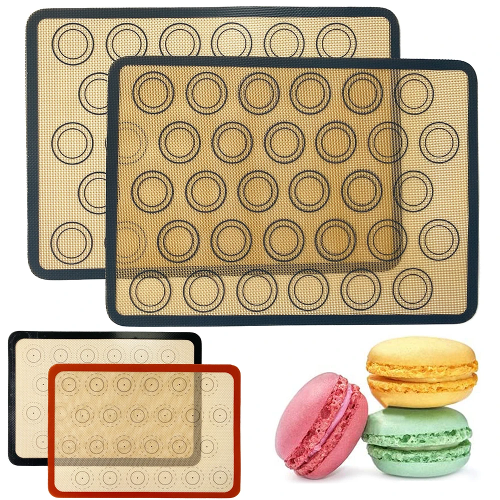 

Large Size Non-Stick Silicone Baking Mat Macaron Dessert Cakes Cookie Pastry Pad for Oven Bakeware Sheet Liner Kitchen Tools