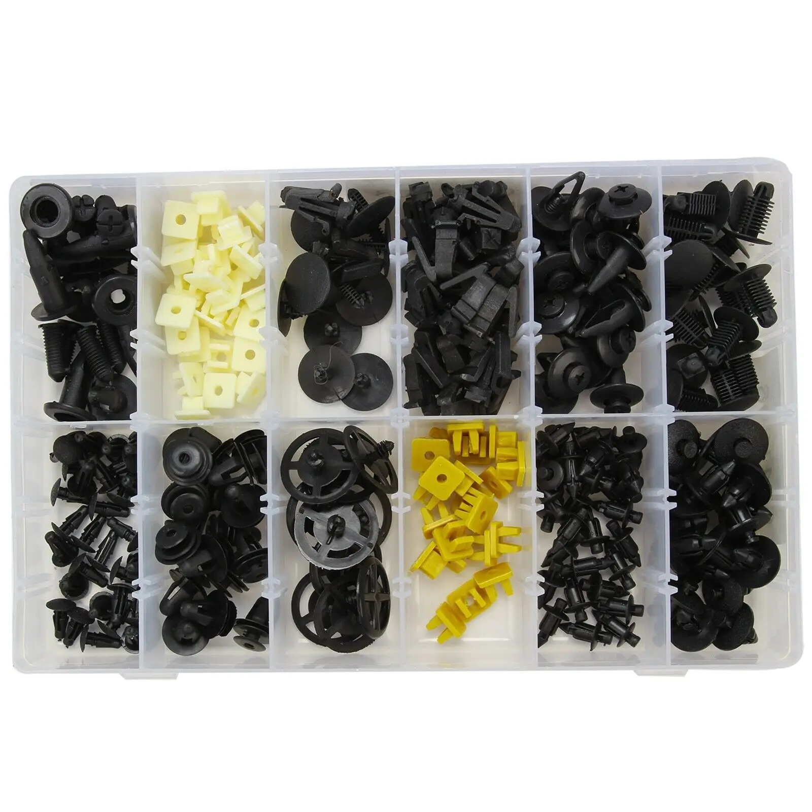 

250PCS/SET Clips For Nissan Hood Door Fender Bumper Retainer Car Body Fastener Tool