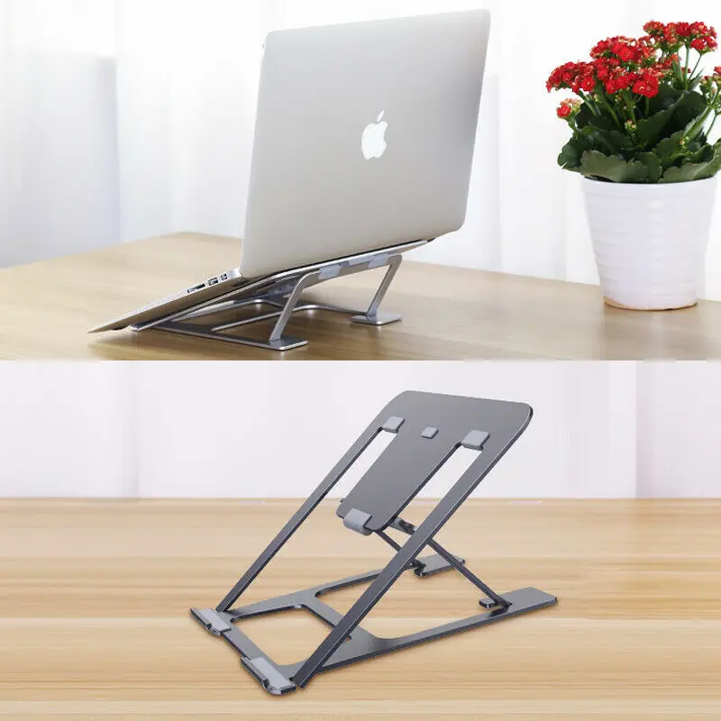 

Aluminum Alloy Adjustable Portable Invisible Laptop Stand Seamlessly Folding Notebook MacBook Computer Bracket Holder Non-slip