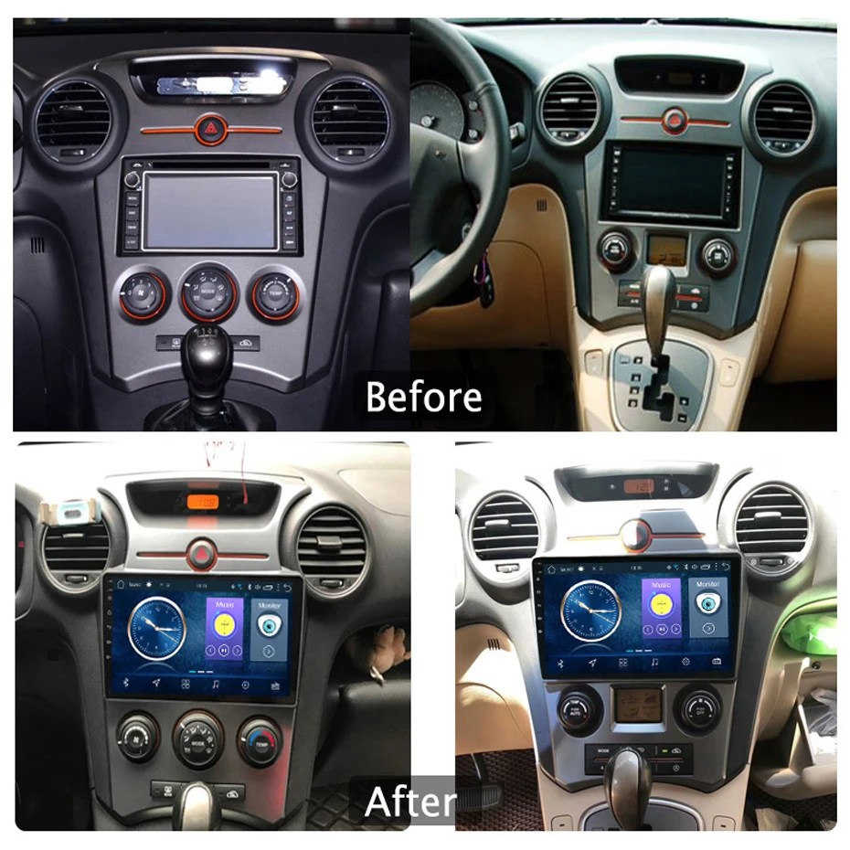 9 дюймовый Android 8 1 DVD видео GPS система экран для Kia Carens 2007 2011 автомобильное радио
