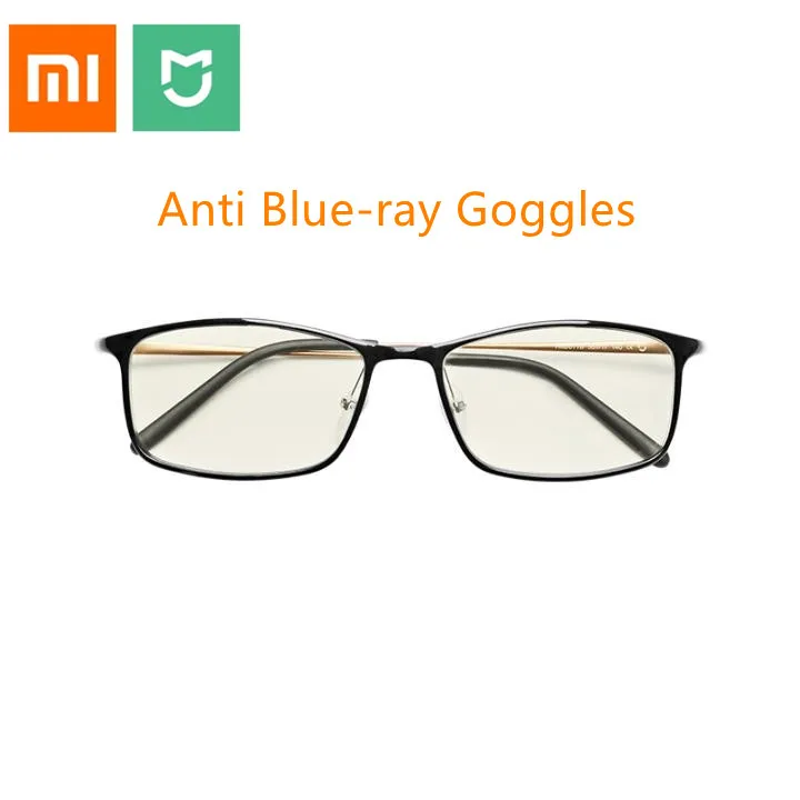 

Оригинальные компьютерные очки Xiaomi Mijia с защитой от синего излучения, 40% защита от синего света, удобная одежда, очки с металлической оправой...