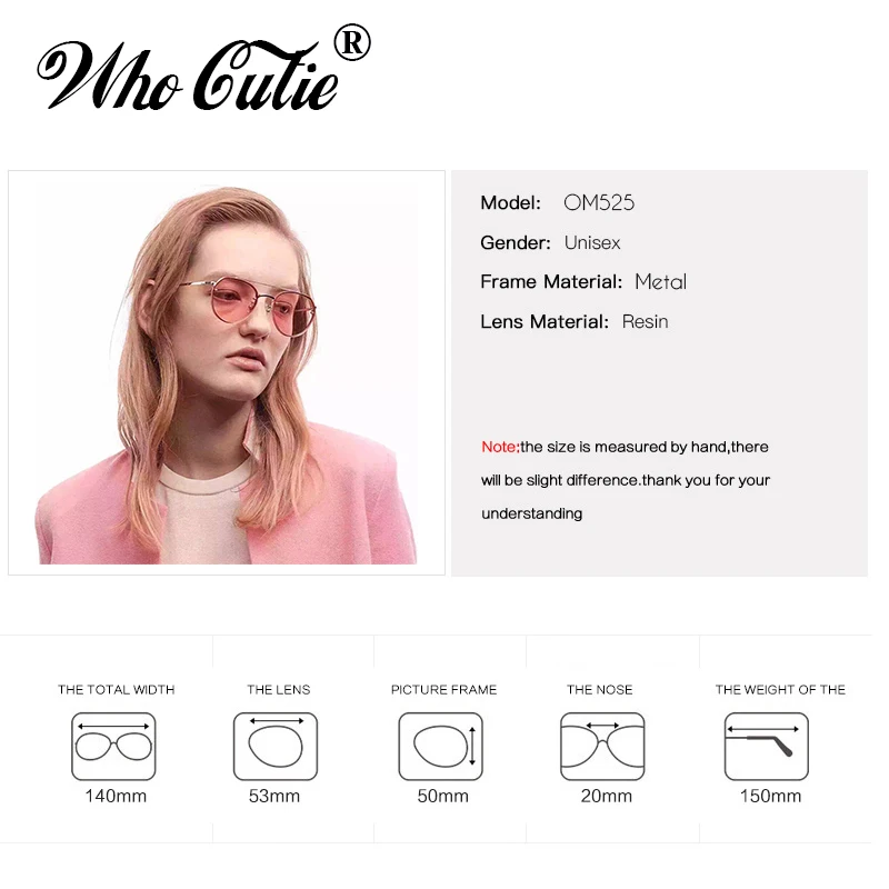 WHO CUTIE 2018 Круглые Солнцезащитные очки для мужчин и женщин брендовые дизайнерские