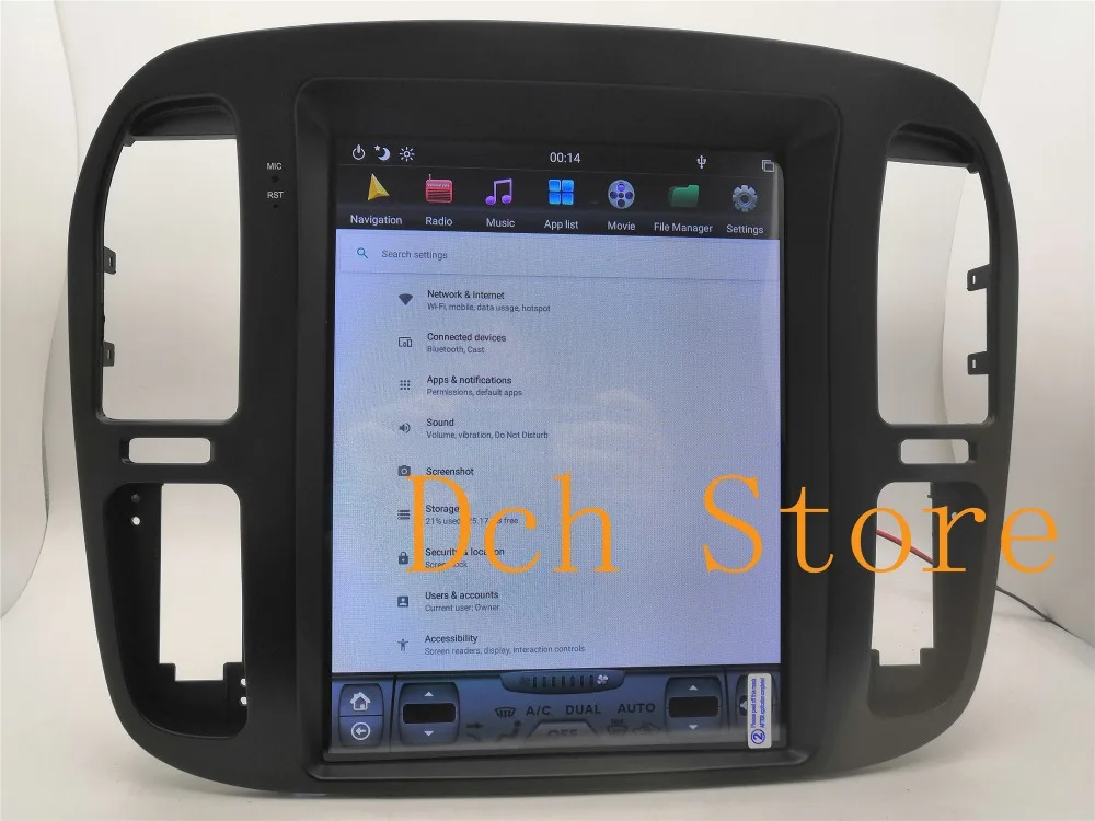 12,1 ''tesla стиль Android 8,1 автомобильный dvd-плеер gps навигация для TOYOTA LAND CRUISER LC100 1999-2002 радио Lexus lx470 PX6 ips