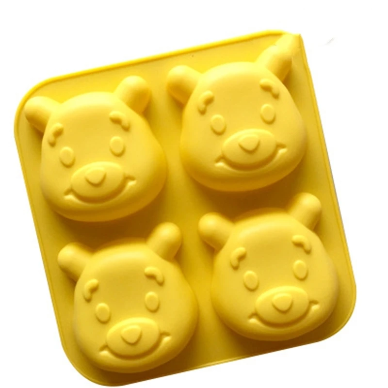 Форма для лунного торта 3d силиконовая форма мыла 4 мультяшный медведь Луна