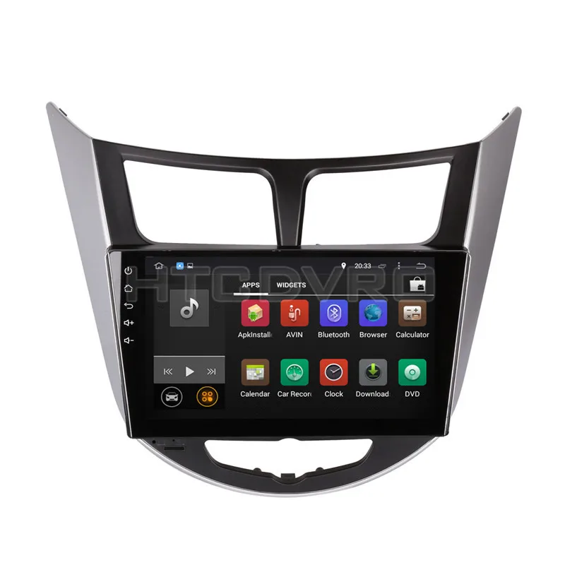 Автомобильный DVD-плеер YMODVHT 9 дюймов Восьмиядерный 4 Гб + 32 ГБ Android 0 для Hyundai