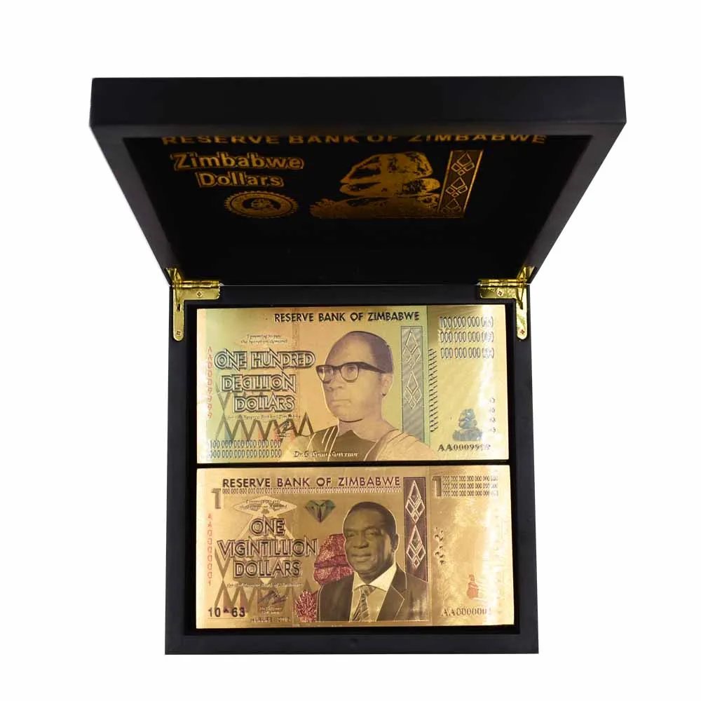 Бумажные банкноты в Зимбабве поддельные деньги купюра за одну викинтильон