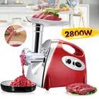 Электрическая мясорубка, мощная кухонная мясорубка, 2800 Вт