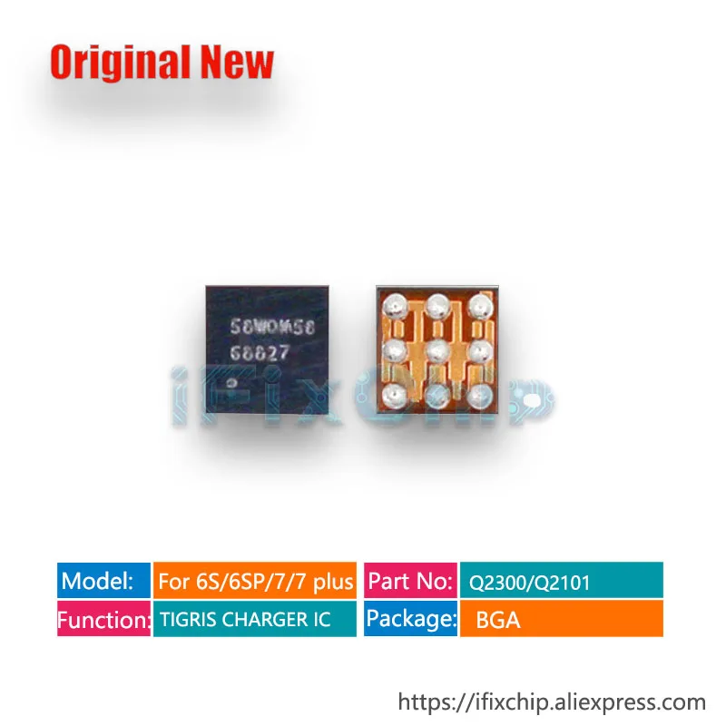 10 шт./лот оригинальный Q2101/CSD68827W для iphone 7/7plus/7plus USB зарядка/зарядное устройство NX ic