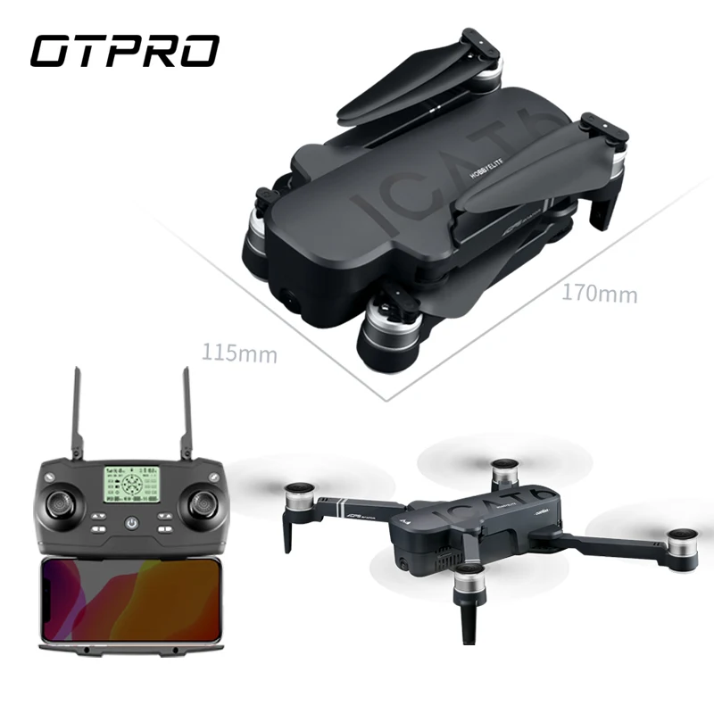 OTPRO Радиоуправляемый Дрон 1080P HD видео запись 12MP мини камера Дрон в Радиоуправляемый квадрокоптер вертолет 4K НЛО игрушки