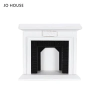 jo house american retro white fireplace cabinet decorative cabinet 112 dollhouse minatures model dollhouse accessories