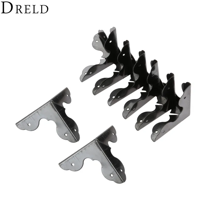 DRELD 8 шт. 33 мм деревянные Угловые протекторы для коробки сплава в виде книги