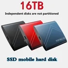 Новый внешний твердотельный накопитель 16 ТБ, 4 ТБ, 3 ТБ, внешний SSD 1 ТБ, 500 Гб, мобильный твердотельный жесткий диск USB 3,1, внешний SSD, Typc-C портативный жесткий диск ssd