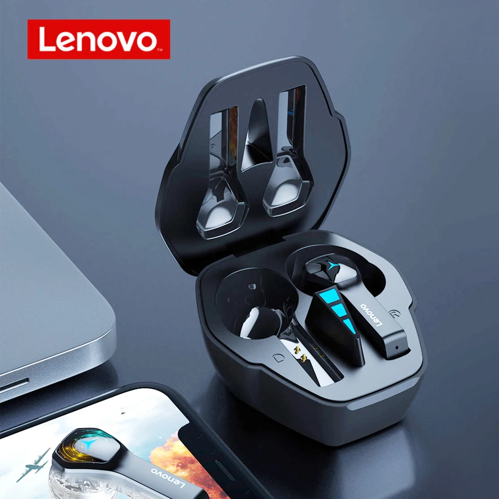 Tws наушники lenovo hq08 для игр hifi Звук bluetooth водонепроницаемые с микрофоном android и
