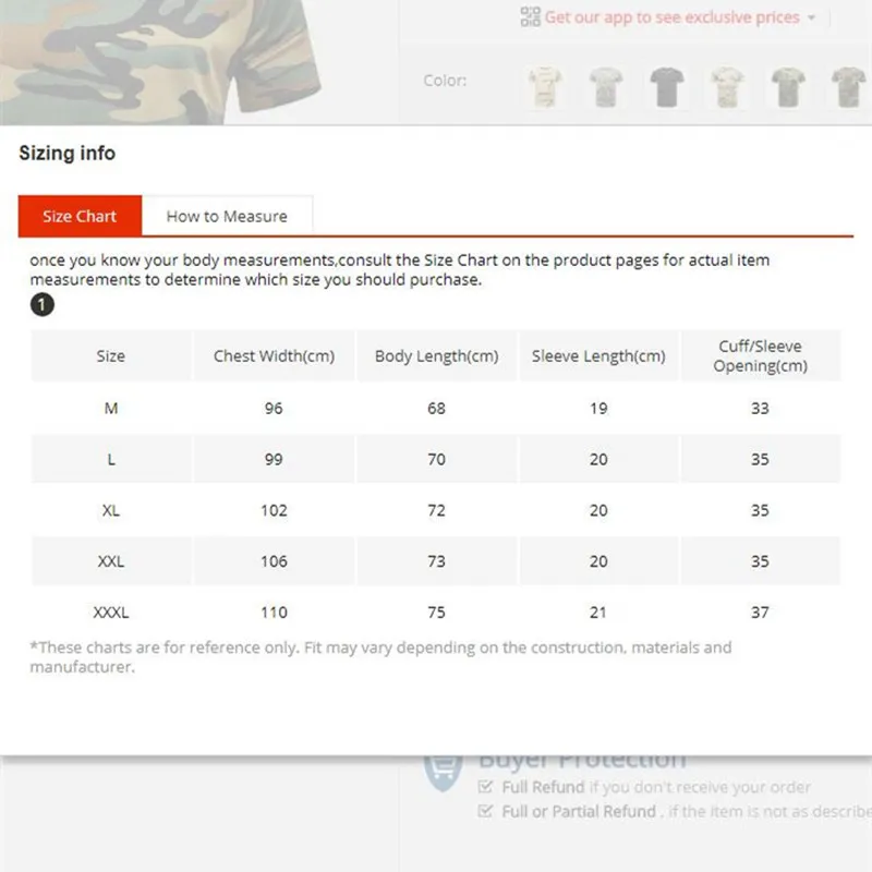 Для мужчин футболка военные камуфляж Повседневное тактический бой футболки с